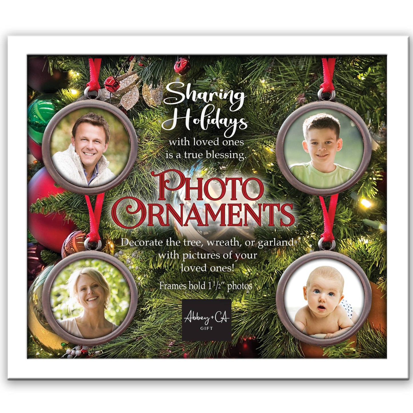 Photo Ornament Set