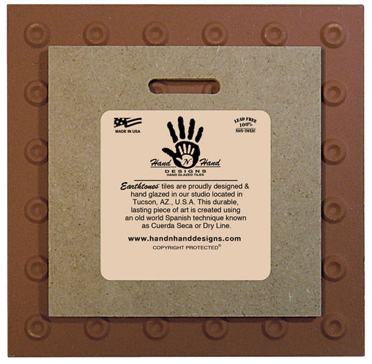 Healing Hand w/Native American Border Tile