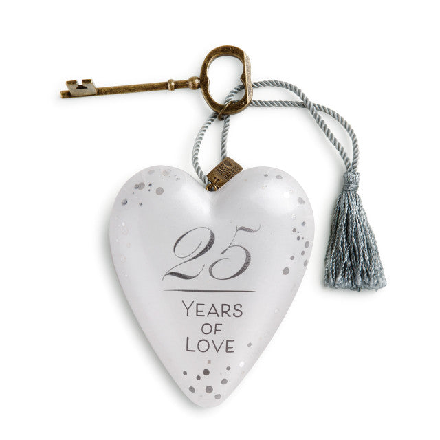 25 Years of Love Art Heart