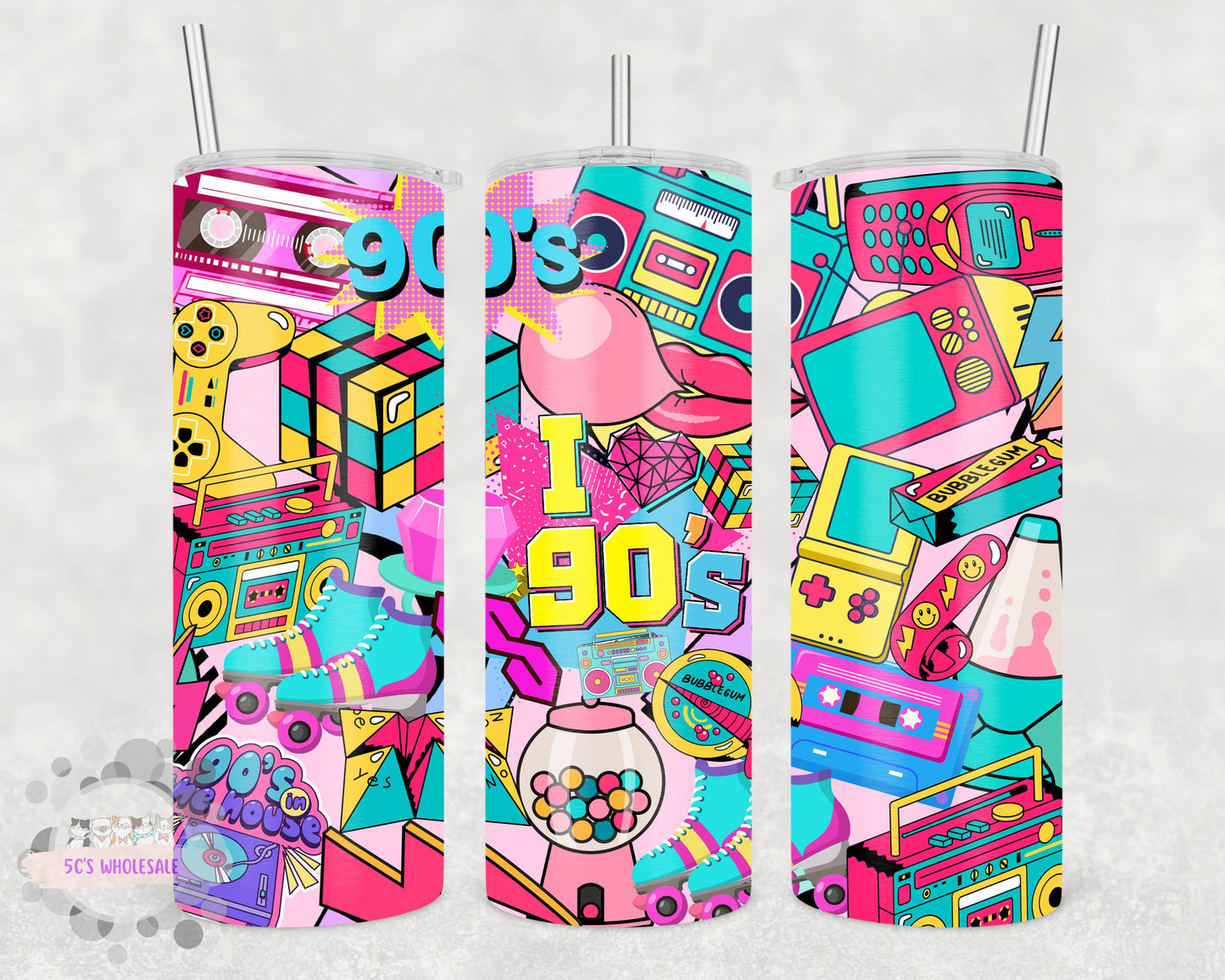 I ❤️ 90's Tumbler