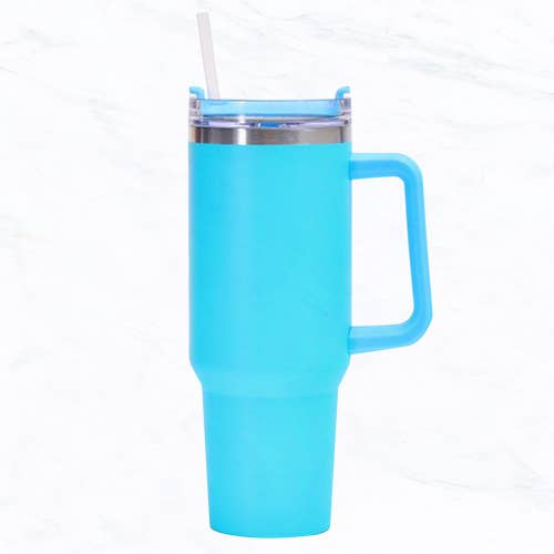 White Stainless Steel Tumbler