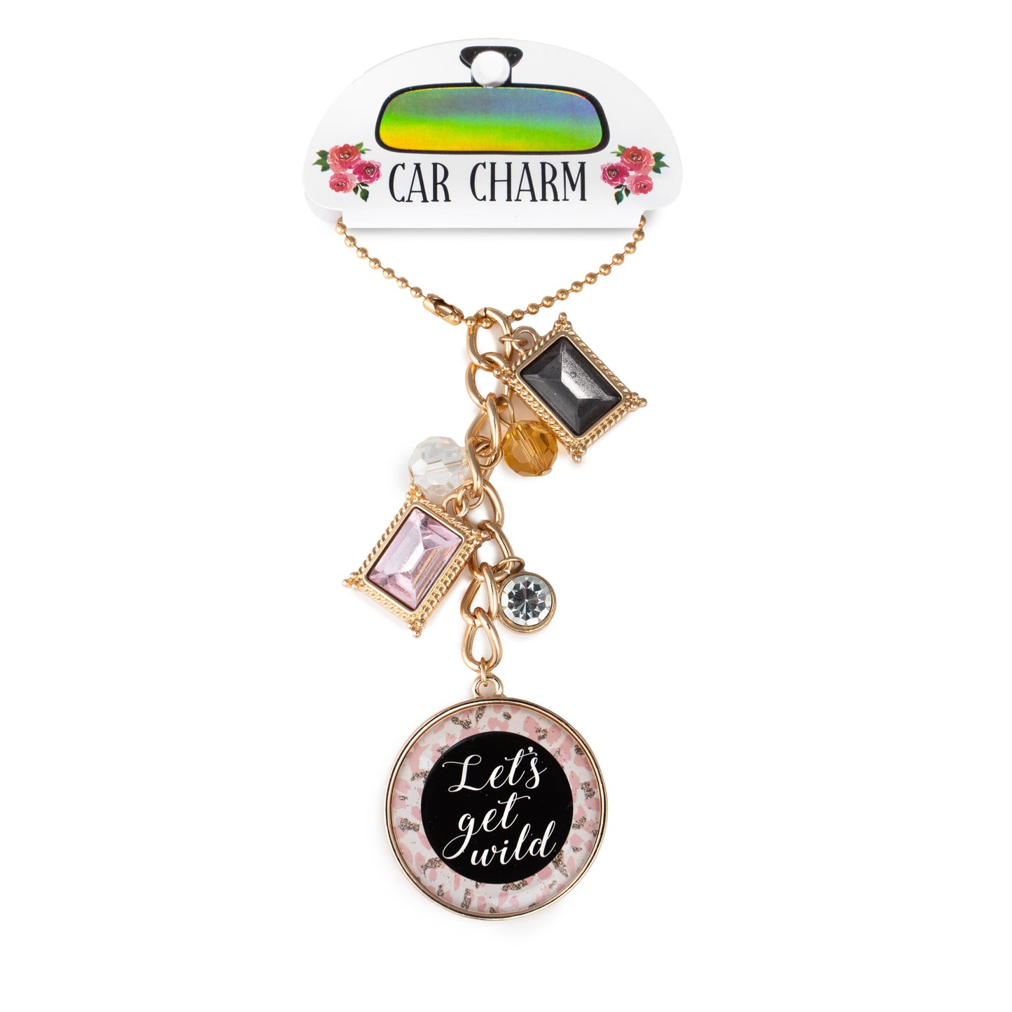Let's Get Wild Car Charm