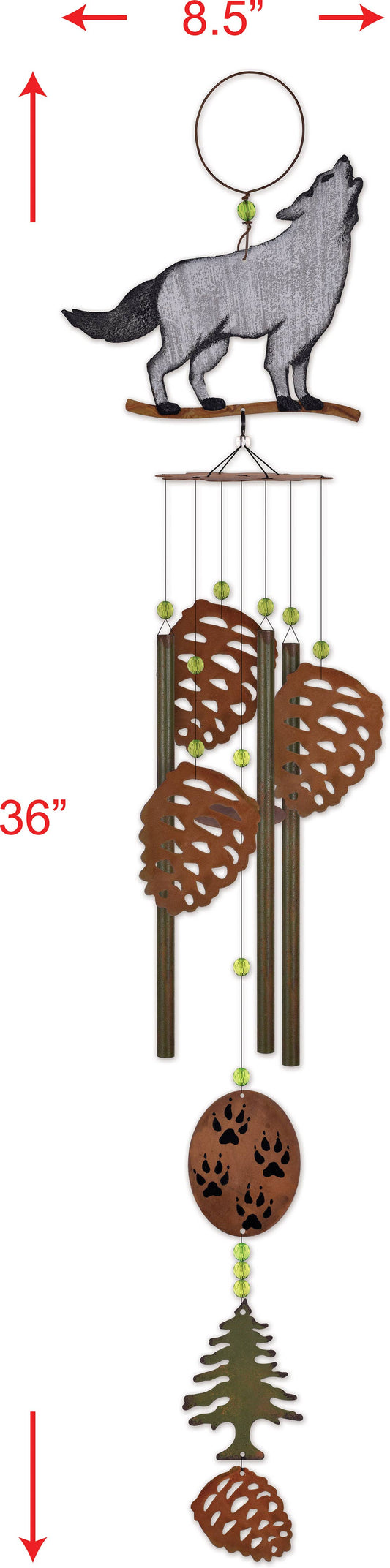 Wolf Wind Chime