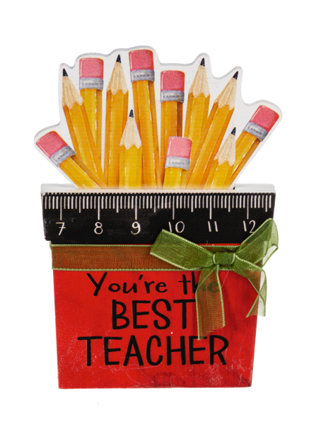 Teacher Hidden Message 2 Pc Gift Card Holder
