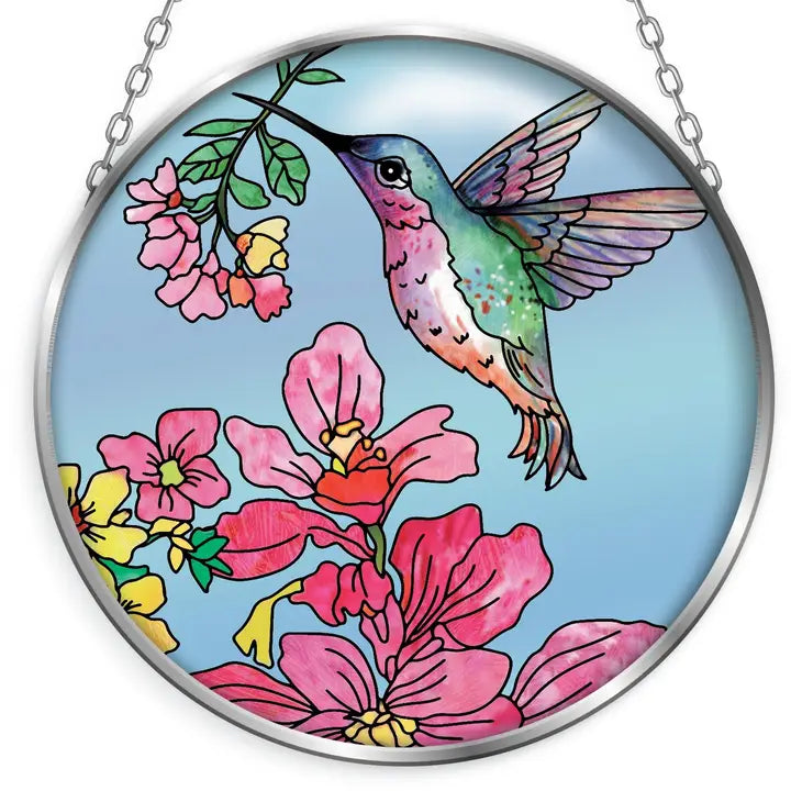 Hummingbird Touch 4.5" Suncatcher