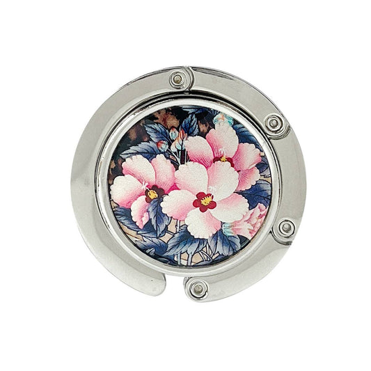 Purse Hook Hanger, Foldable Handbag Table H: Sunflower