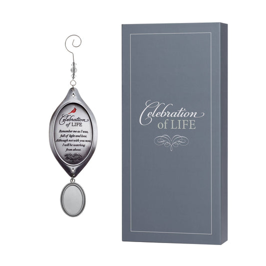 Celebration Of Life Memorial Photo Ornament