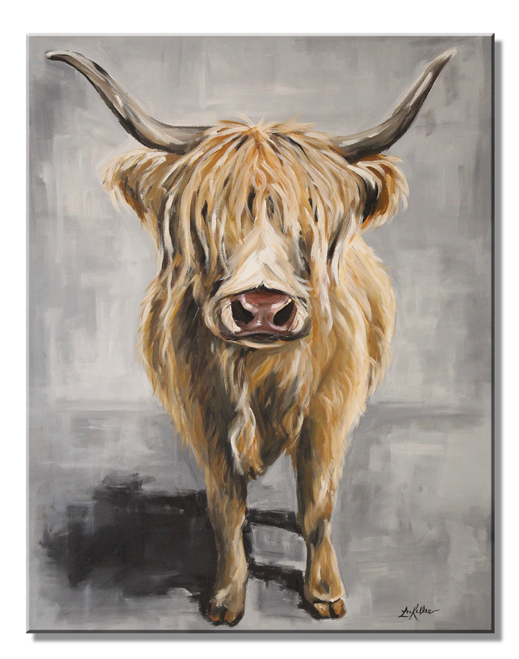Highland Cow Tin Sign