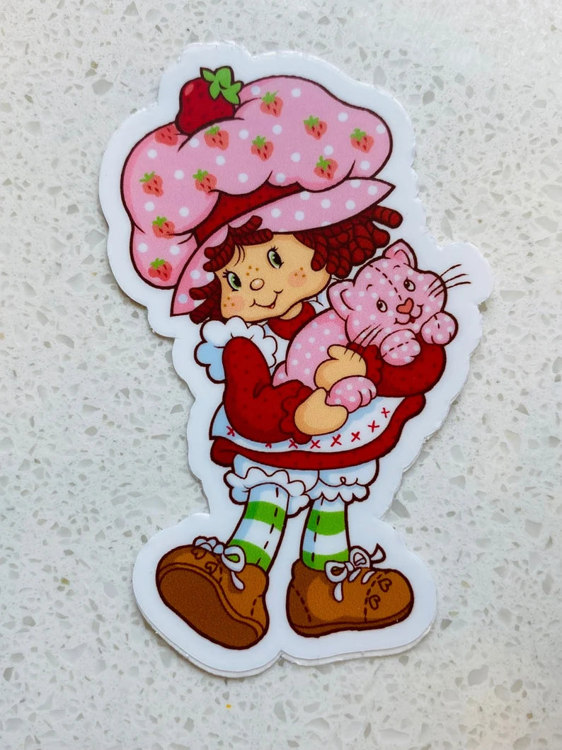 Strawberry Shortcake Doll Sticker