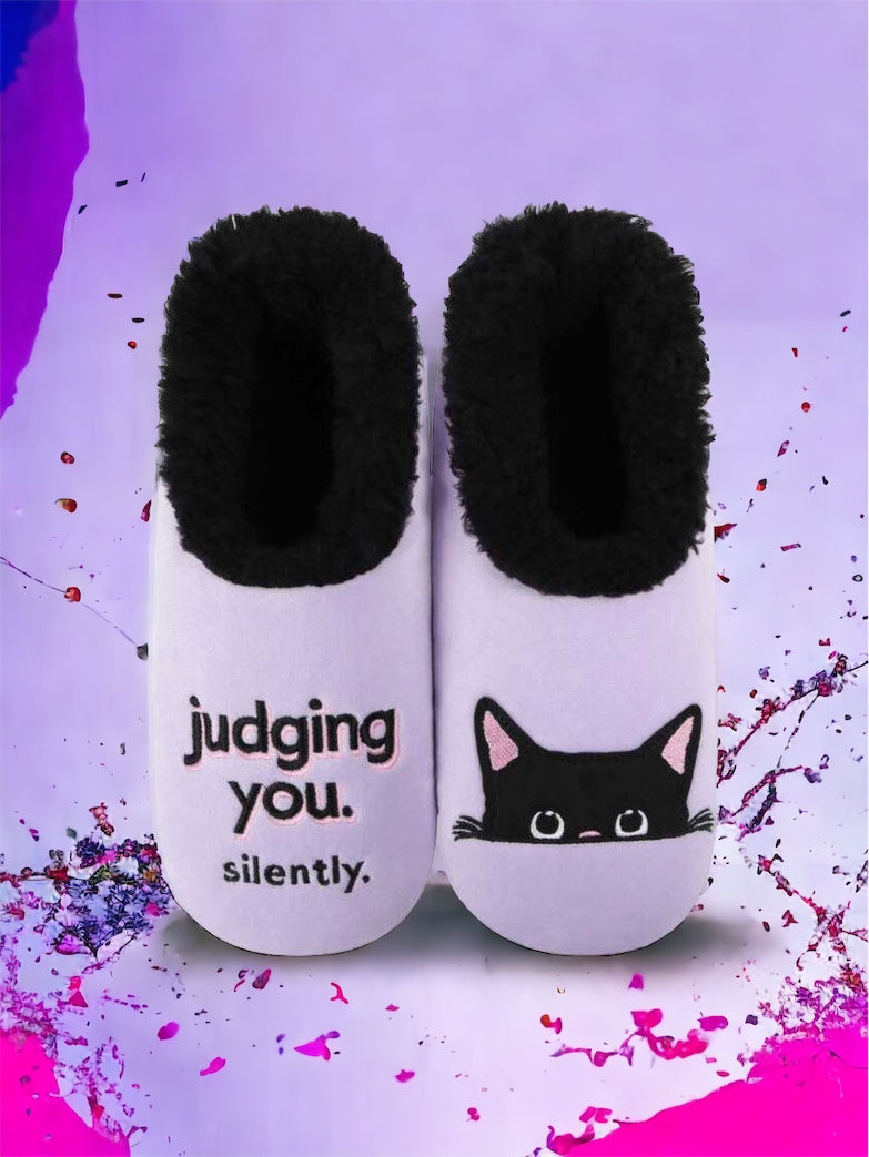 Judging You Silently Cat Women's Snoozies