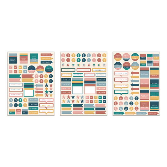 Modern Teacher Undated Planner