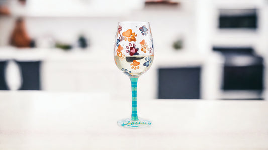 Love My Rescue Lolita Wine Glass