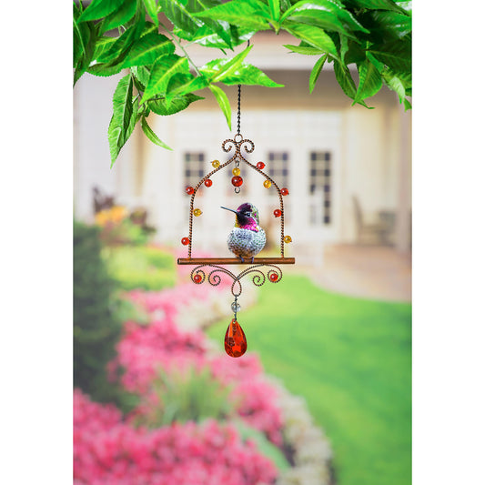 Beaded Hummingbird Swing