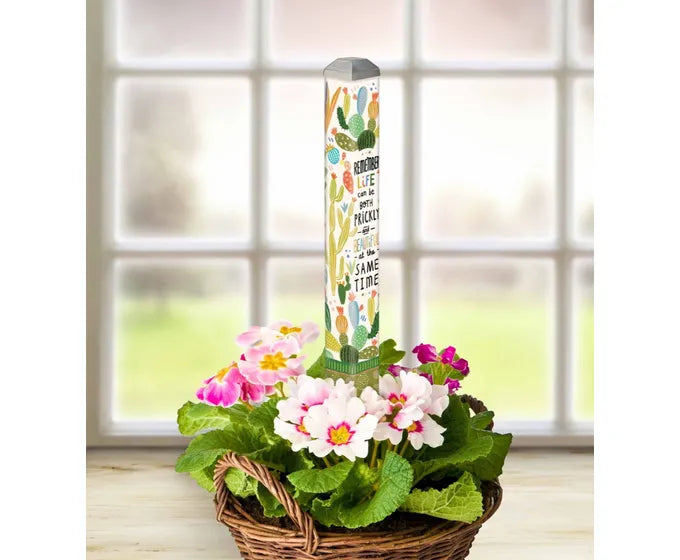 Prickly and Beautiful 16" Mini Art Pole
