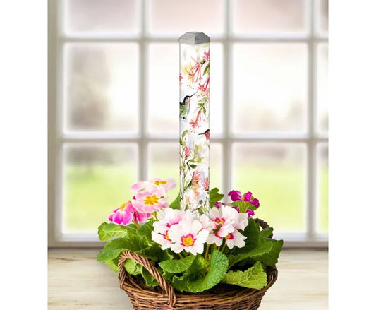 Hummingbird Haven 16" Mini Art Pole