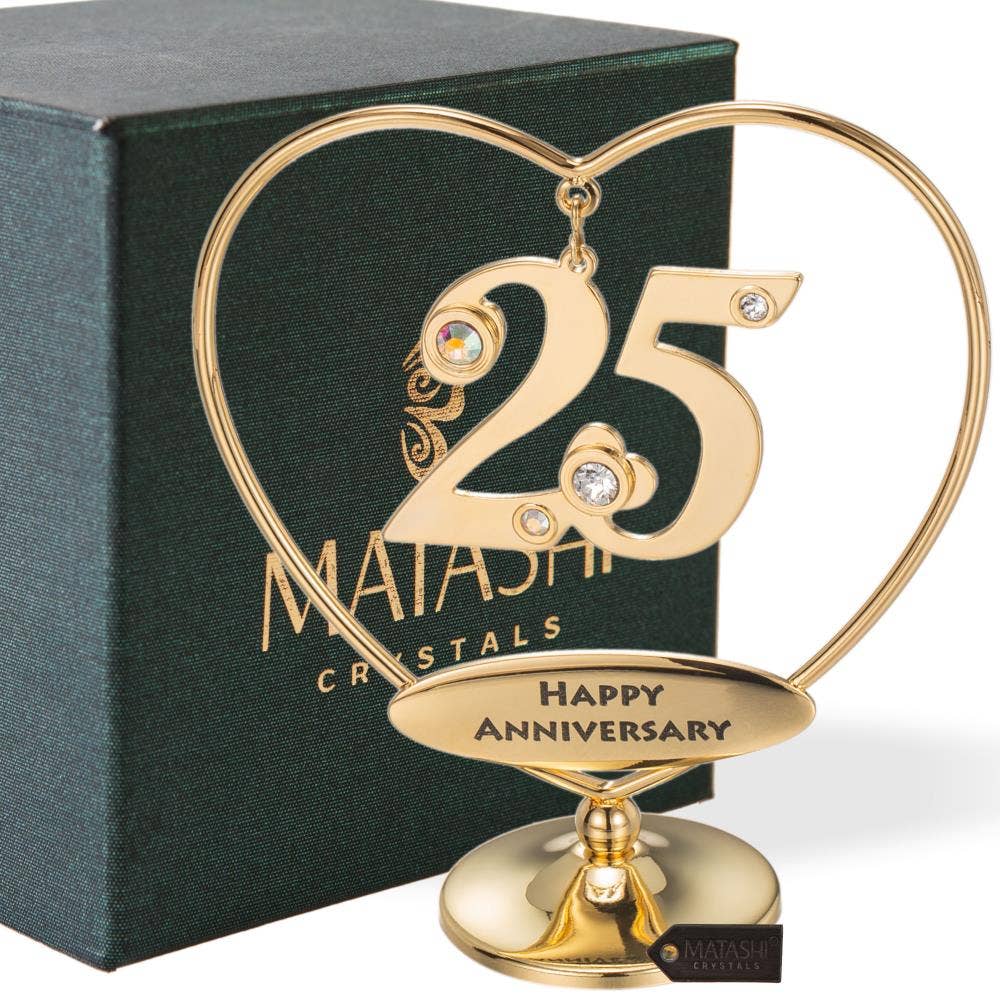 Happy 25th Anniversary Ornament