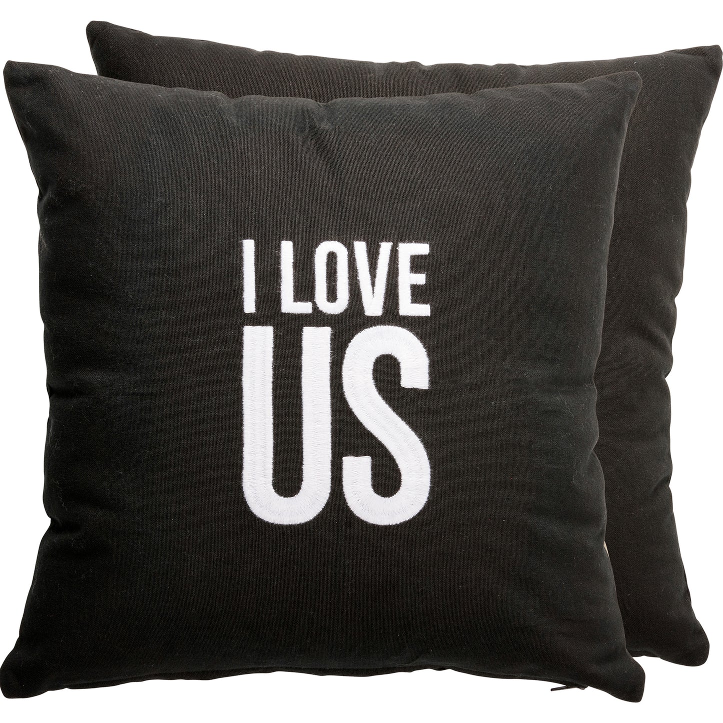 I Love Us Black Pillow Primitives by Kathy