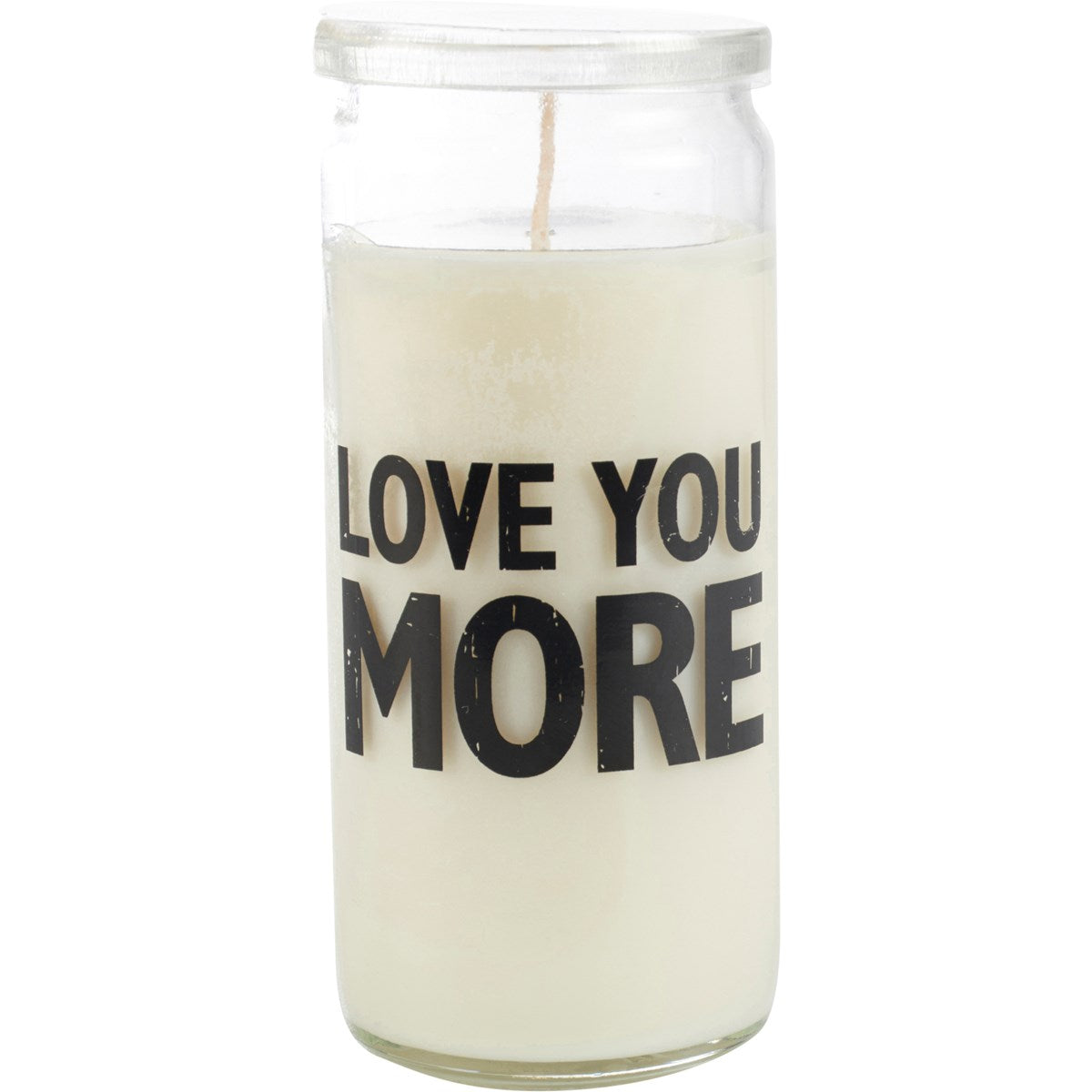 Love You More Box Sign Candle Set Primitives by Kathy
