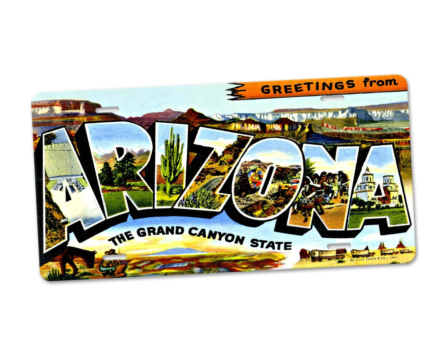 Greetings From Arizona License Plate
