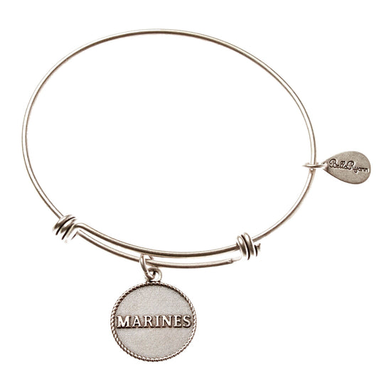 Marines Expandable Bangle Charm Bracelet