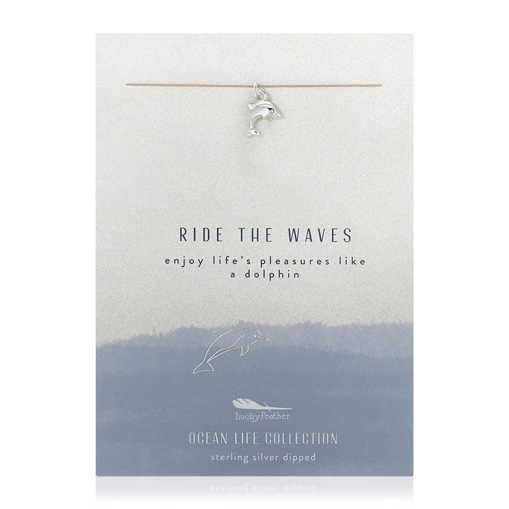 Ride the Waves Dolphin Necklace