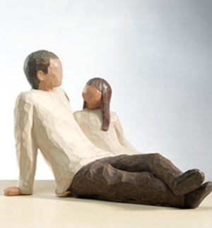 “Father and Daughter” Willow Tree Figurine