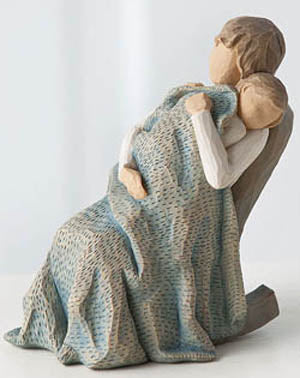 “The Quilt” Willow tree Figurine