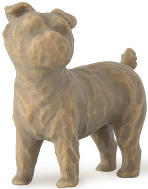 “Love My Dog” (Small, Standing) Willow Tree Figurine