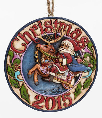 Jim Shore 2015 Dated Ornament