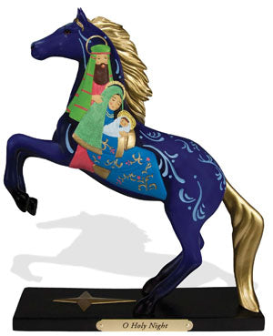 O Holy Night Painted Ponies Figurine