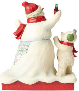 Jim Shore Share A Coke And A Smile Figurine