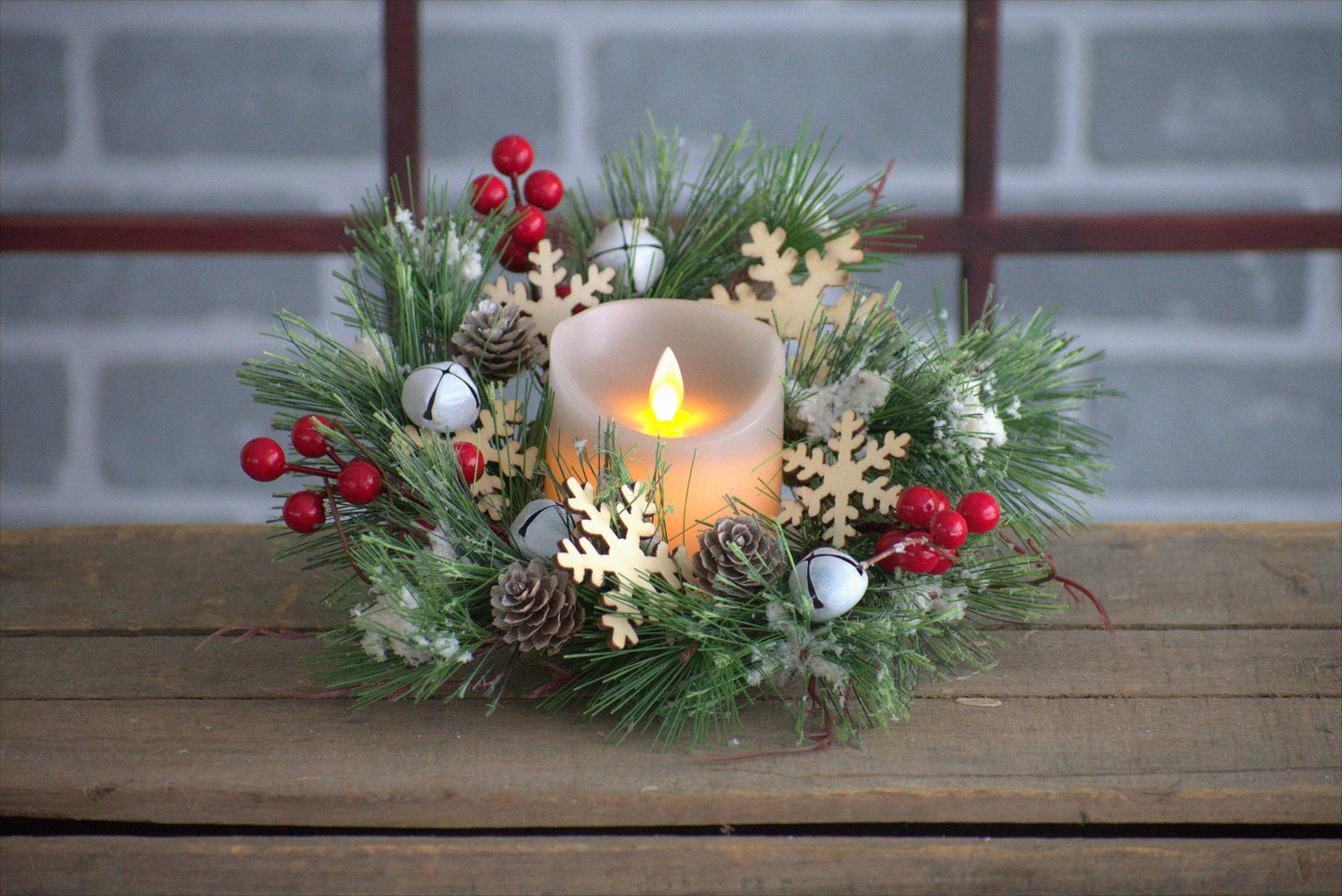 Sleigh Bells 4.5in Candle Ring Wholesale Home Decor