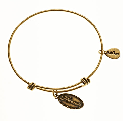 Honor Expandable Bangle Charm Bracelet