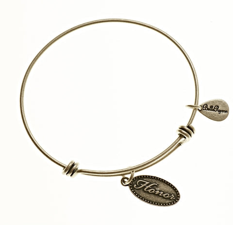 Honor Expandable Bangle Charm Bracelet