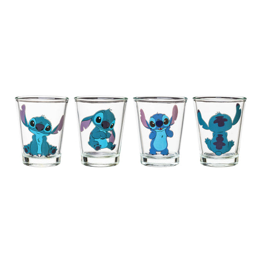 Lilo and Stitch Poses 4pc Mini Glass Set