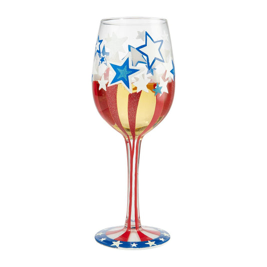 Land of the Free Lolita Wine Glass