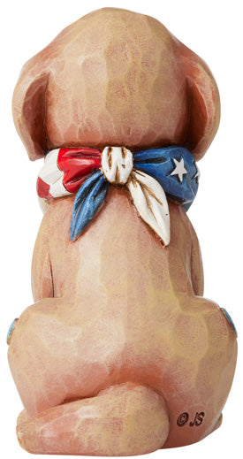 Jim Shore Mini Patriotic Puppy