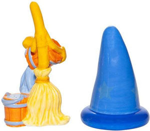 Disney Showcase Sorcerer Hat & Broom Salt & Pepper