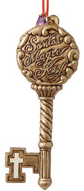 Jim Shore Legend Of Santa's Magic Key Ornament