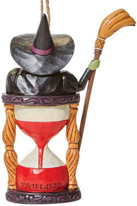 Jim Shore Wicked Witch & Hourglass Ornament