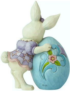 Jim Shore Somebunny Loves Easter Girl Bunny Figurine
