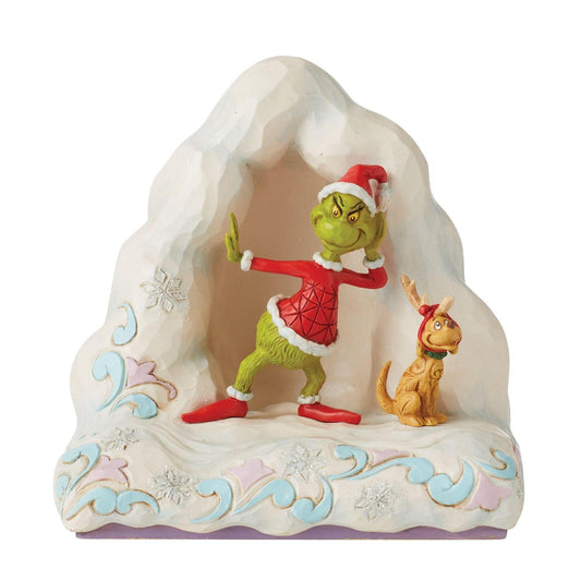 Jim Shore Disney Grinch and Max Figurine