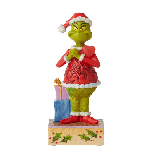 Jim Shore Dr Seuss Grinch w/Lg Red Heart