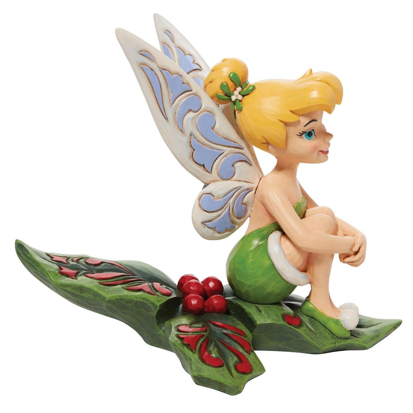 Jim Shore Disney Tinkerbell on Holly Happy Holly-Days