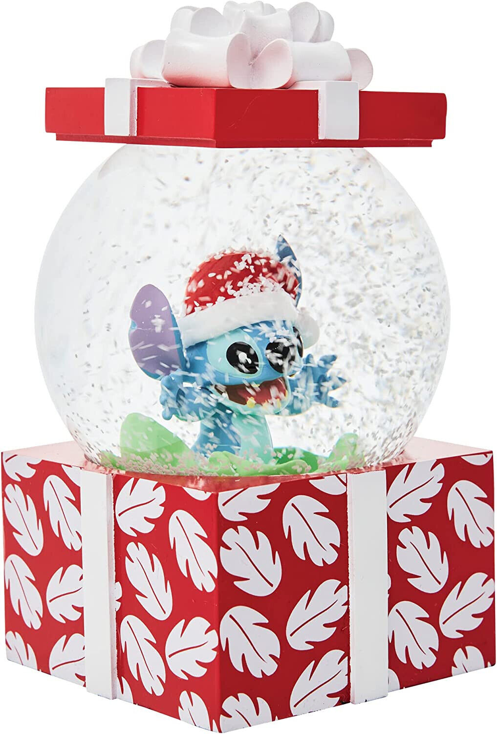 Stitch Christmas Gift Waterball/Snowglobe Enesco Disney