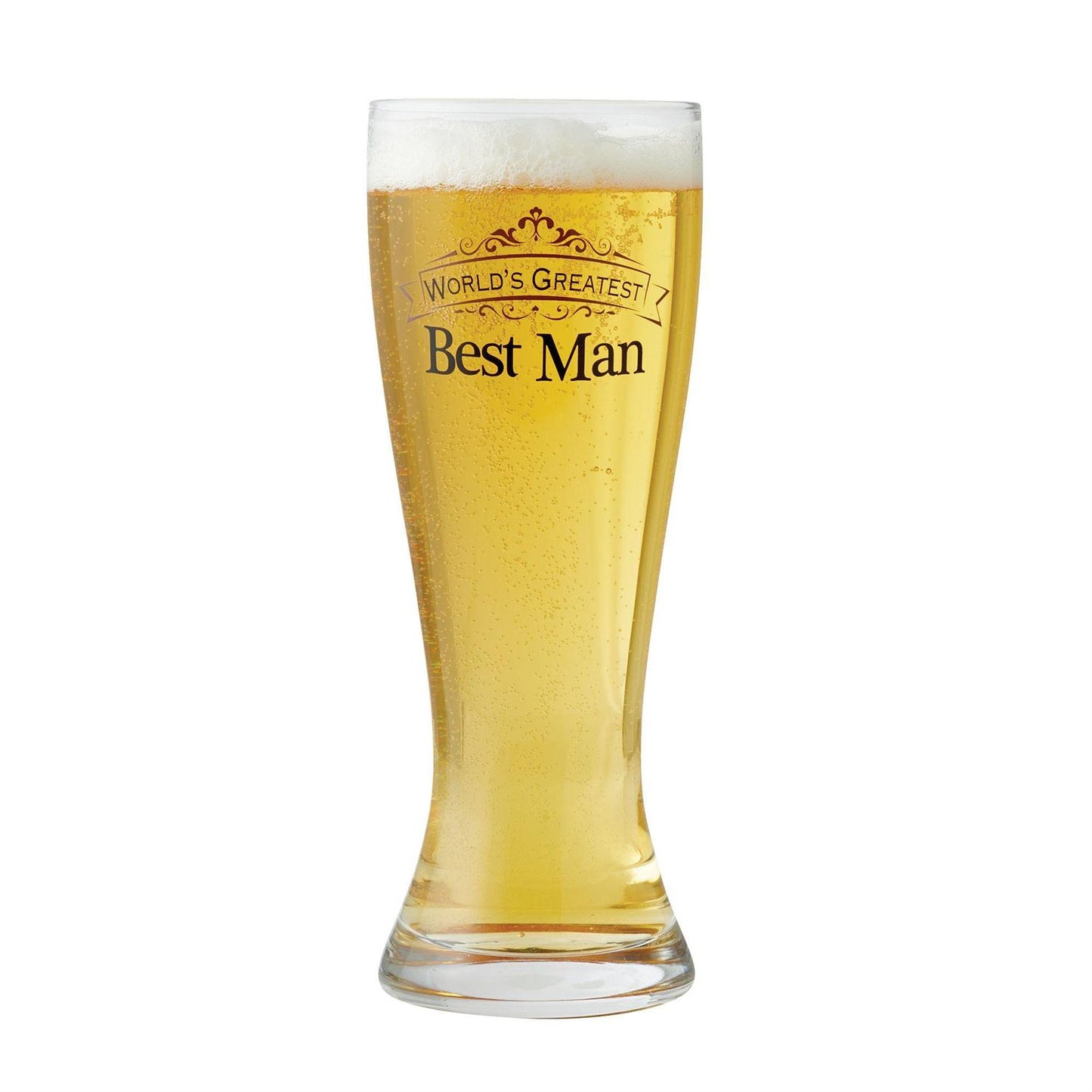 Best Man Beer Glass