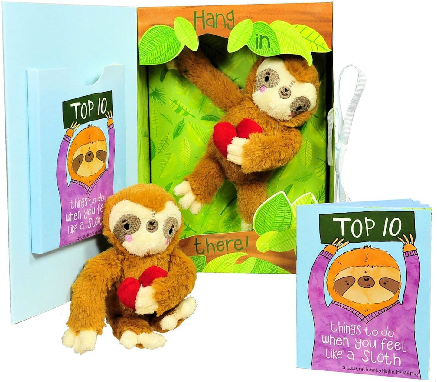Feel Like A Sloth? Hang in There Sloth Gift Set w/Book and Plush