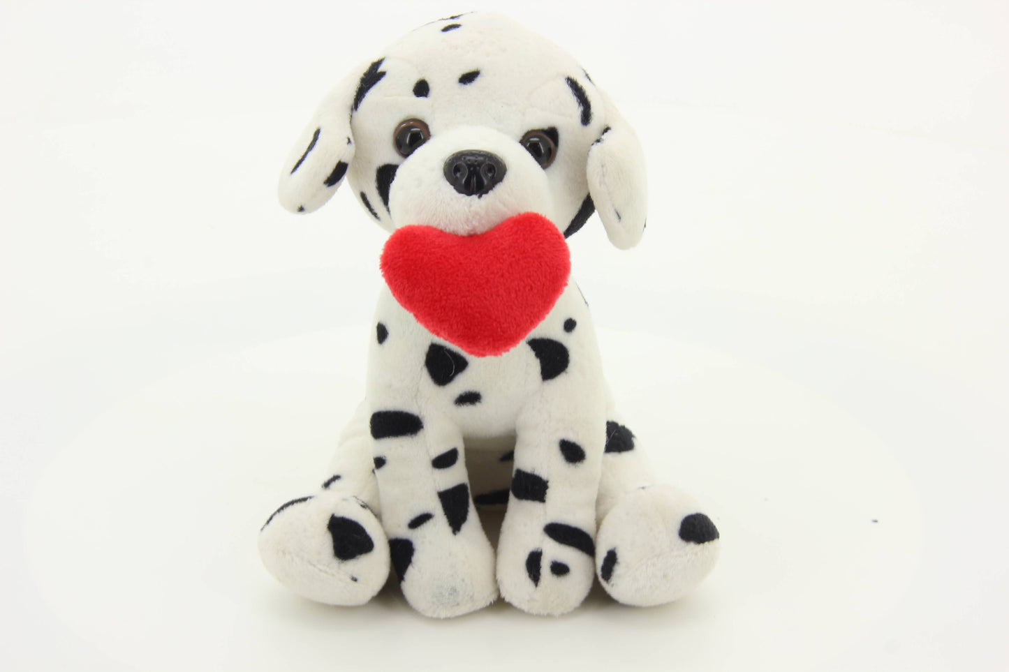 Dalmatian Stuffed Dog with Heart