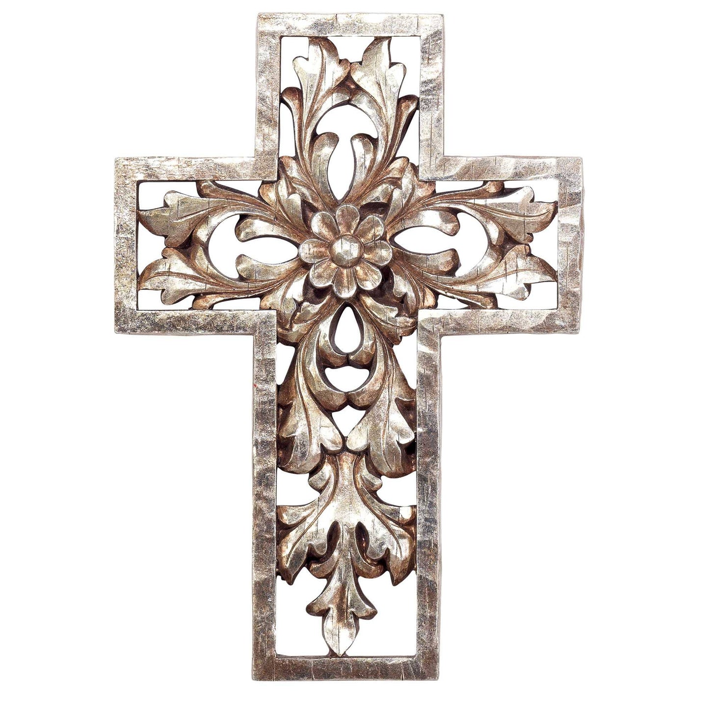 Gold Resin Wall Cross