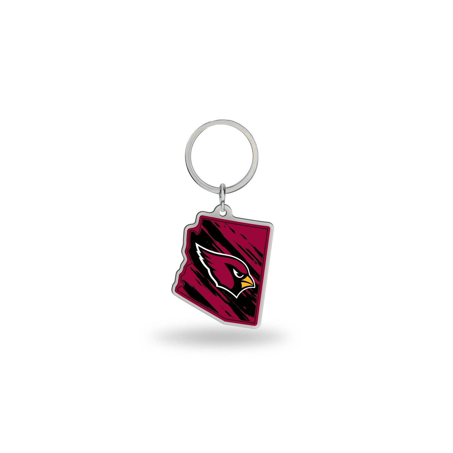 Arizona Cardinals State Shape Keychain